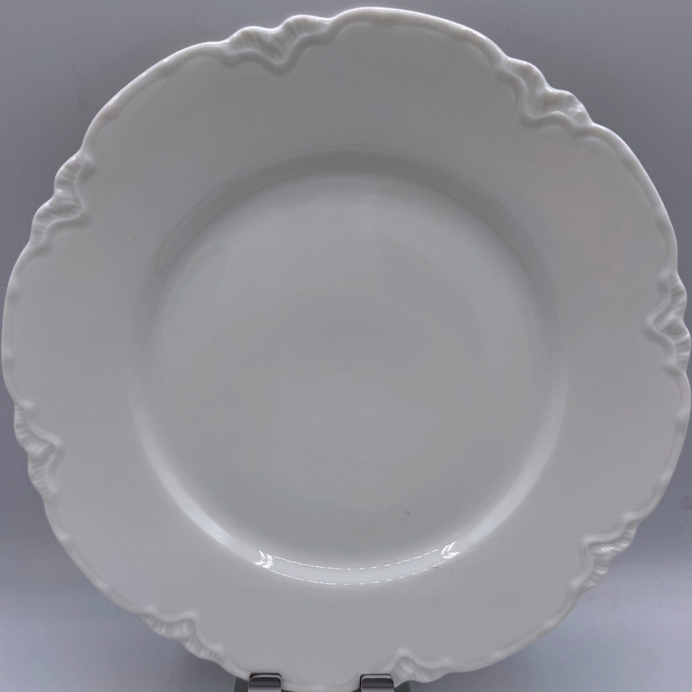 Vintage Haviland France Limoges Ranson White Plate 8.5"